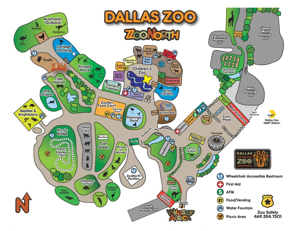Dallas Zoo Map Zoos In Florida Map Printable Maps