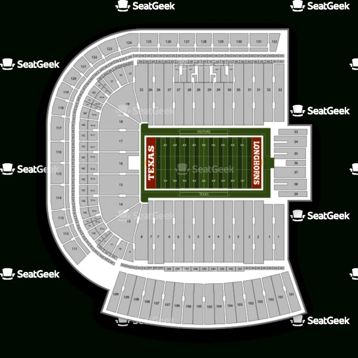 Dkr Texas Memorial Stadium Map