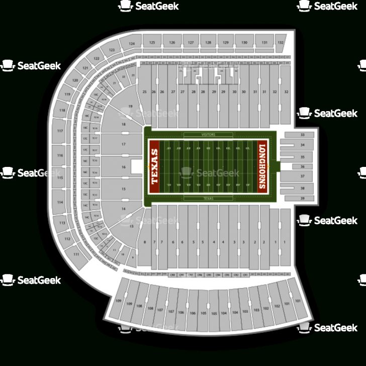 Darrell K Royal Texas Memorial Stadium Seating Chart & Map Seatgeek