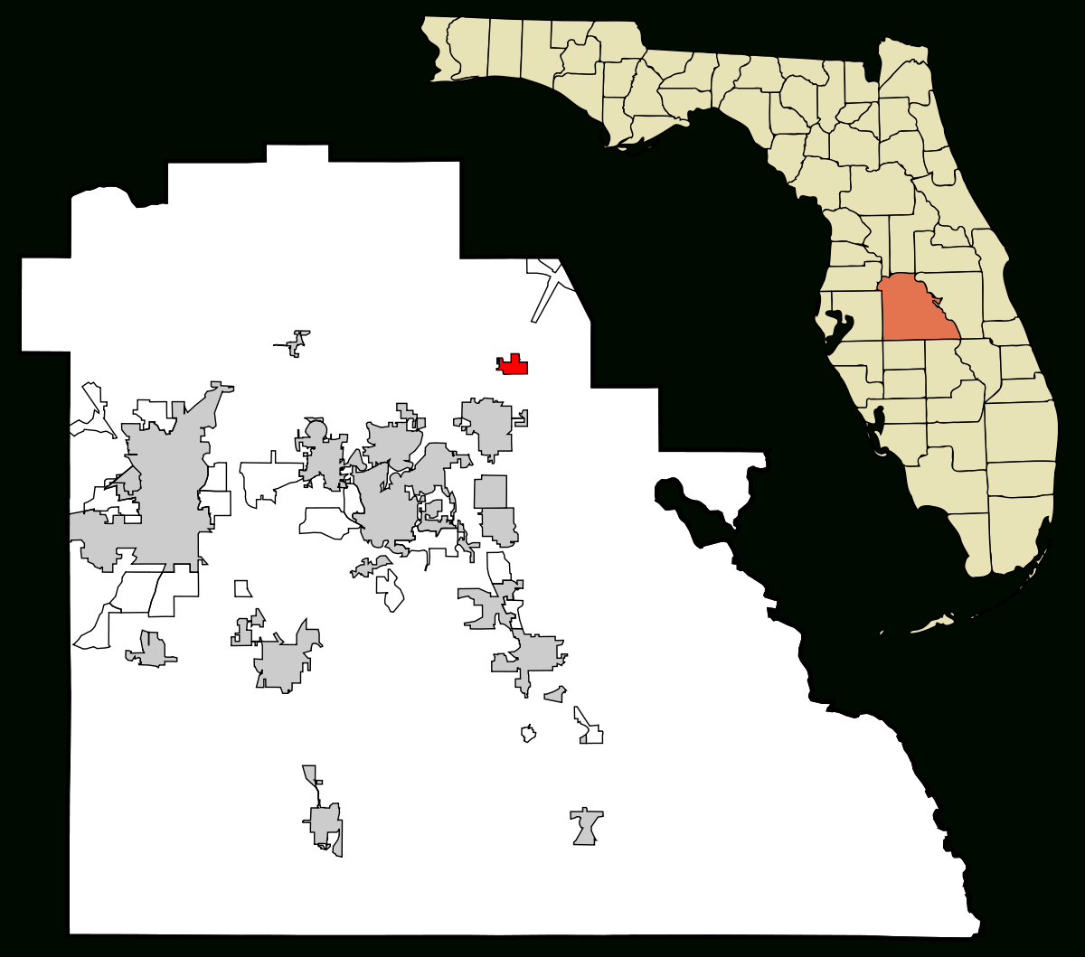 Davenport, Florida - Wikipedia - Davenport Florida Map