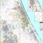 Daytona Beach, Fl Wall Map   Maps   Map Of Daytona Beach Florida Area