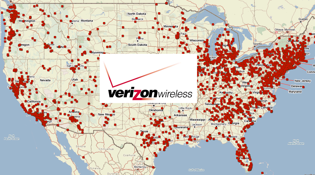 Dead Zones Verizon Wireless Plans And Coverage Review In Map Arizona - Verizon Wireless Texas Coverage Map