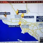 December 2017   California Mountain Fire Map