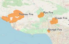 December 2017 Southern California Wildfires - Wikipedia - Fires In California 2017 Map