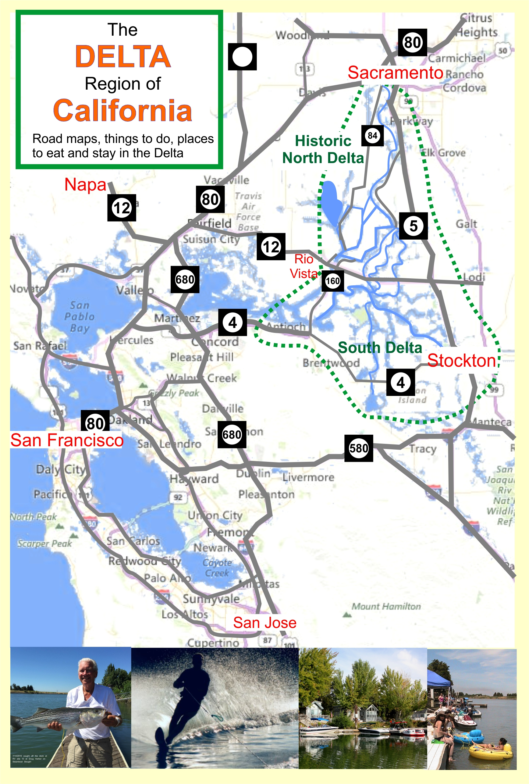 Deltacalifornia – Welcome To The Delta In Northern California - California Delta Map
