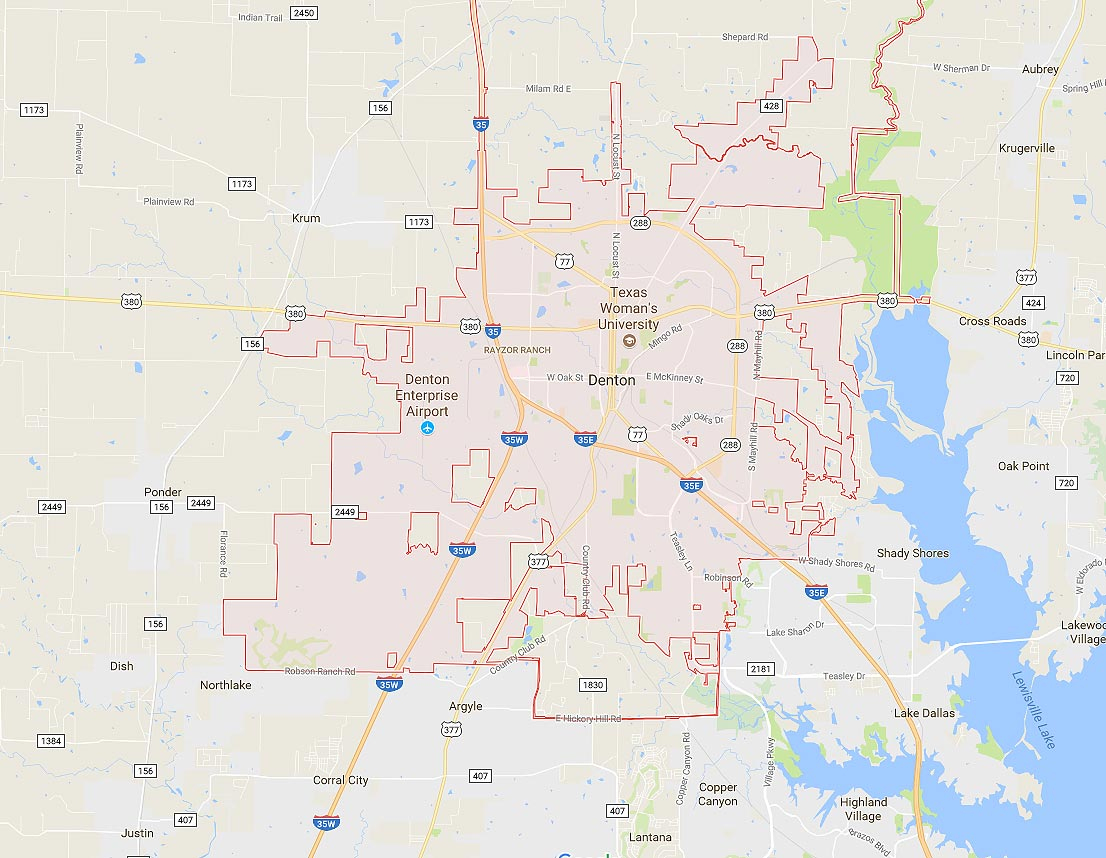 Denton Tx Relocation - Moving To Denton Tx. Denton Relocation Help - Google Maps Denton Texas