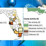 Department Of Health Reports Widespread Flu Activity In Florida   Flu Map Florida