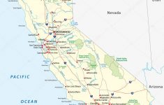 Depositphotos Stock Illustration California Road Map Google Map Of - Santa Maria California Map