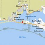 Destin Beach Florida Map   Blue Mountain Beach Florida Map