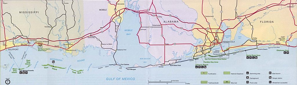 Detailed Map Of Florida Gulf Coast And Travel Information Download Printable Map Of Florida Gulf Coast 1024x295 
