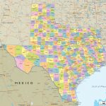 Detailed Political Map Of Texas   Ezilon Maps   Map Of Texas Roads And Cities