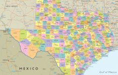 Detailed Political Map Of Texas - Ezilon Maps - Road Map Of Texas And Oklahoma