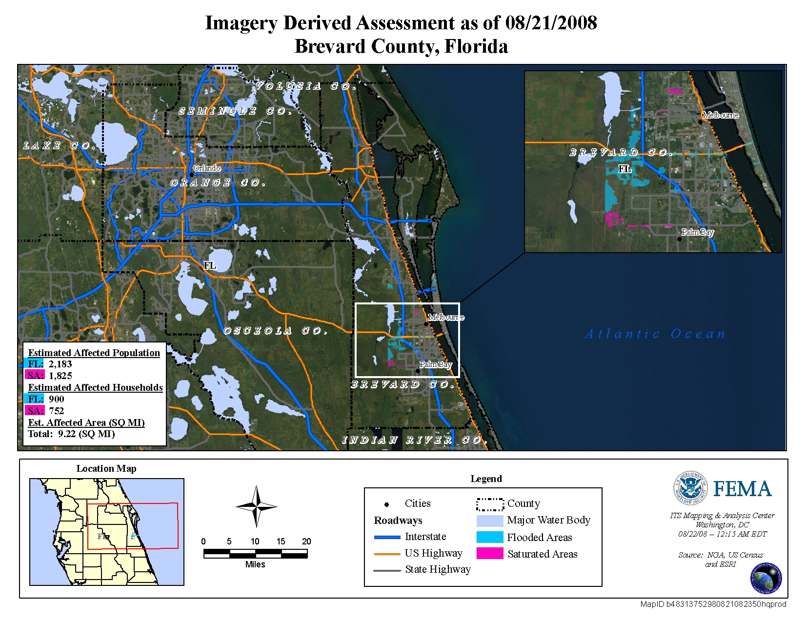 Disaster Relief Operation Map Archives - Fema Flood Maps Brevard County Florida