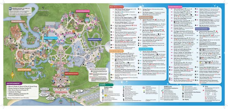Map Of Magic Kingdom Orlando Florida