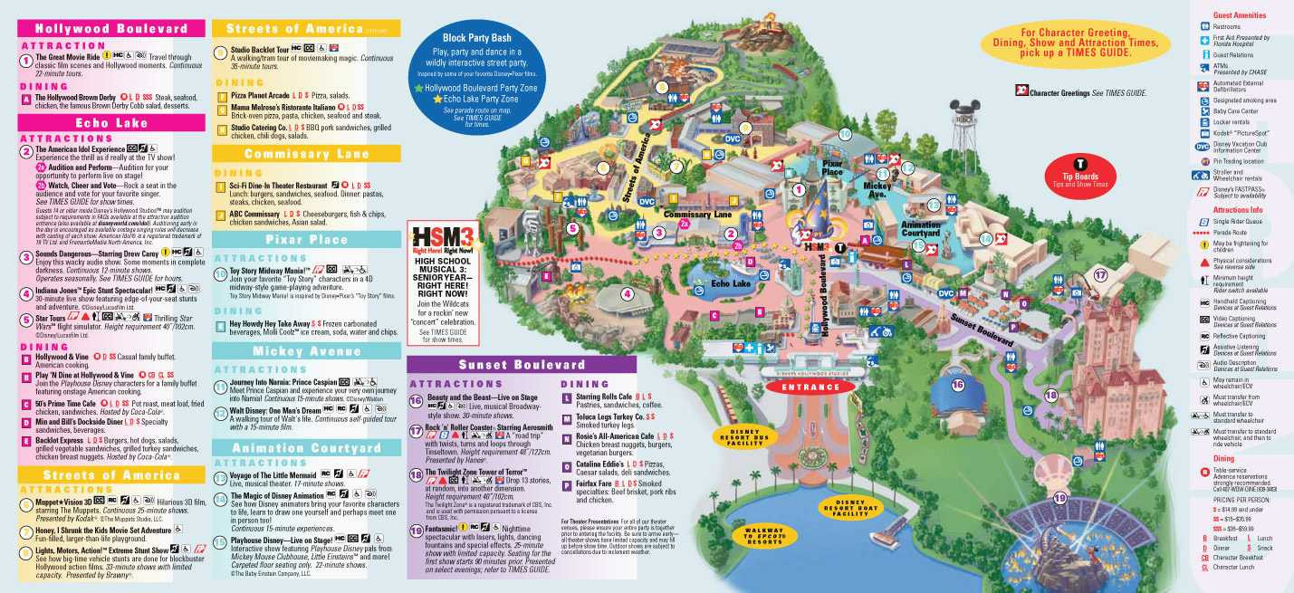 Disney World Hollywood Studios Map Lovely Printable Map Disney - Wdw Maps Printable