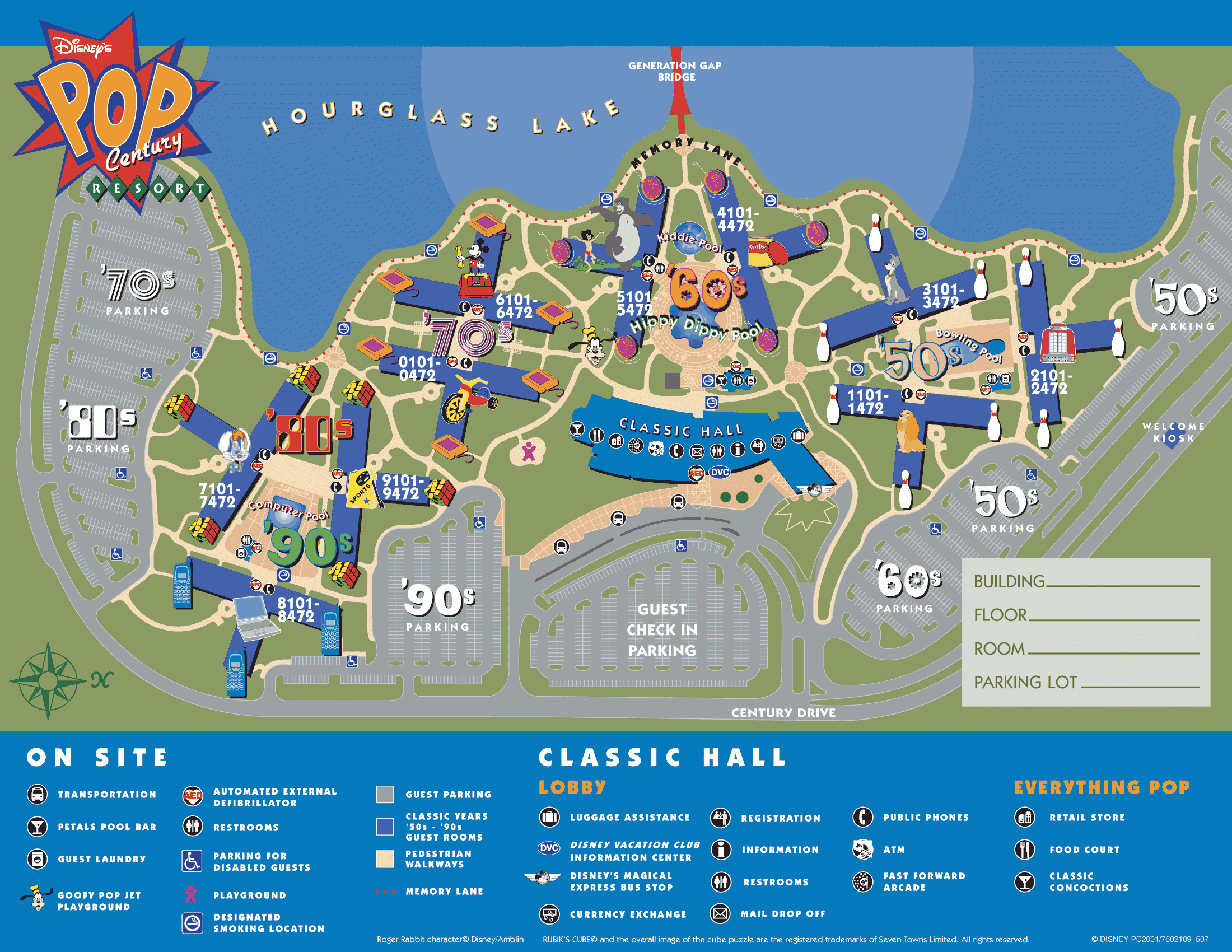 Disney World Maps For Each Resort - Disney Hotels Florida Map