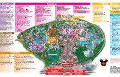 Disneyland Park Map In California, Map Of Disneyland - Disney World California Map