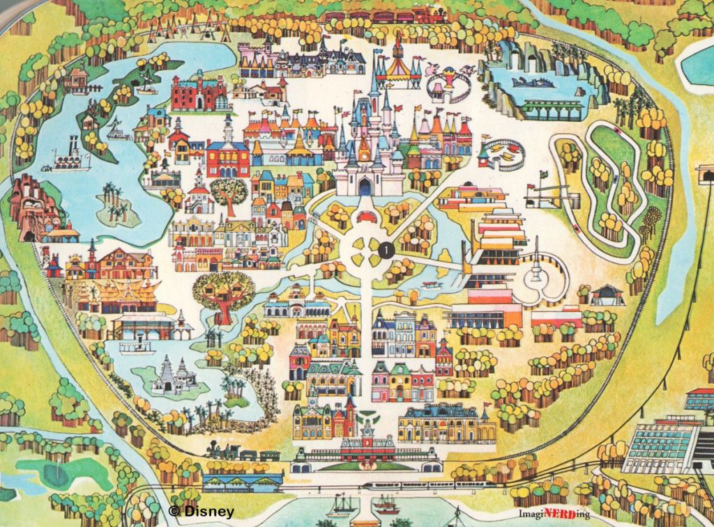 disney world magic kingdom map 2017