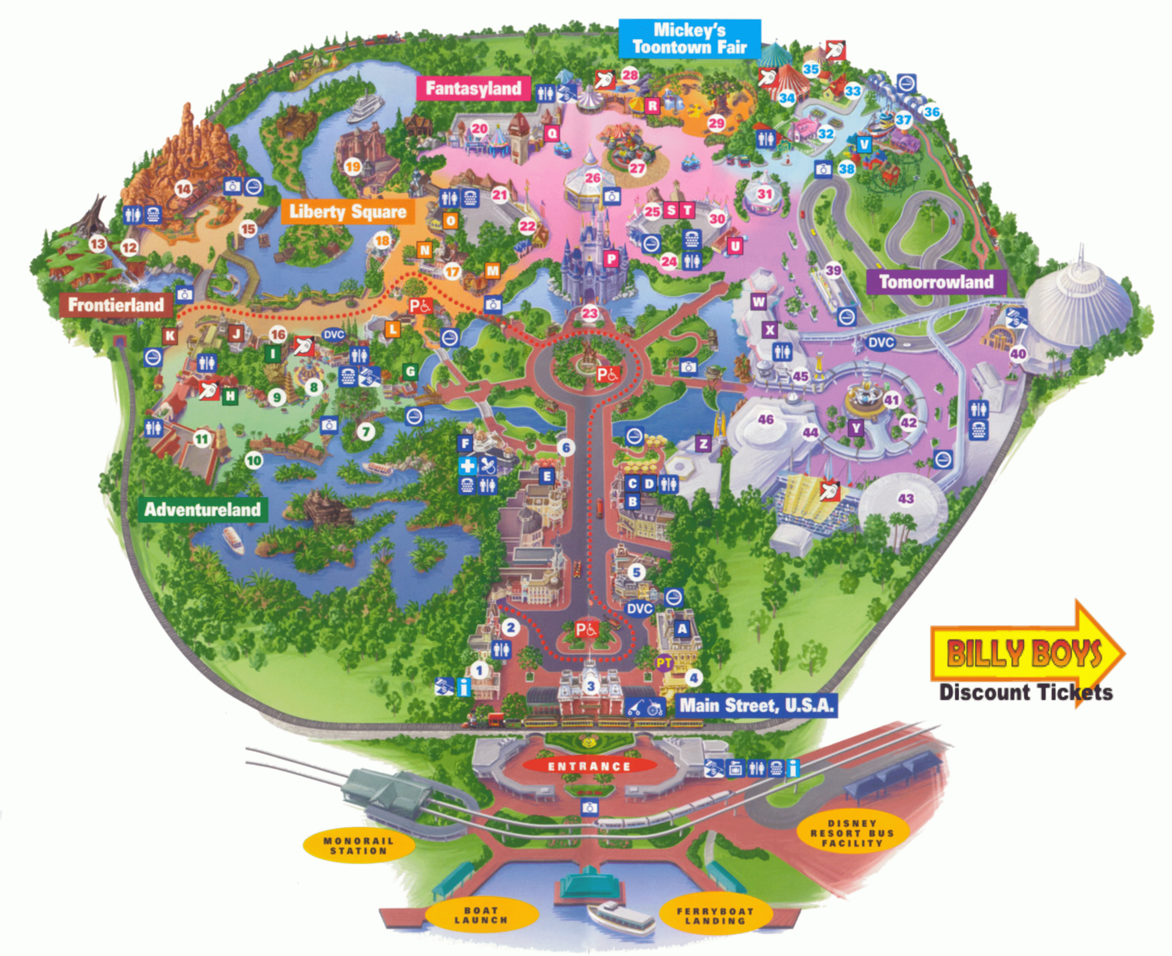 Disneyworld Map | Disney World Map Disney World Map Disney World Map - Map Of Florida Showing Disney World