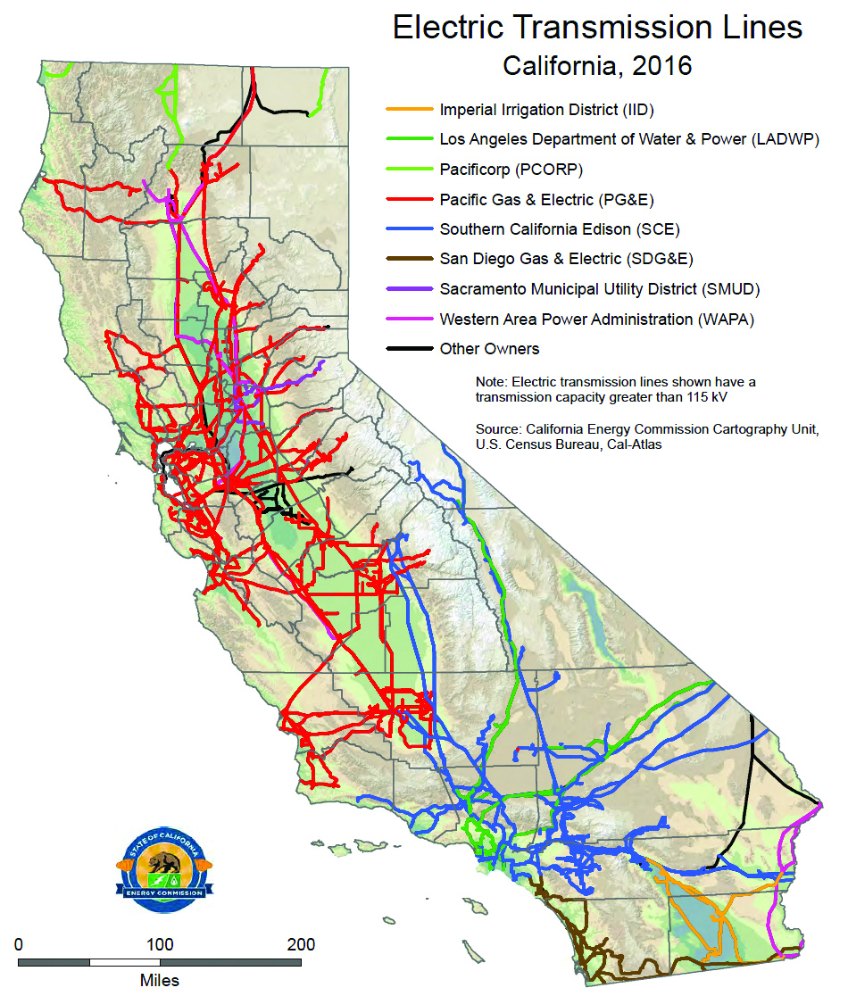 Distributed Energy Resource Saturation | Solarpro Magazine - California Utility Map