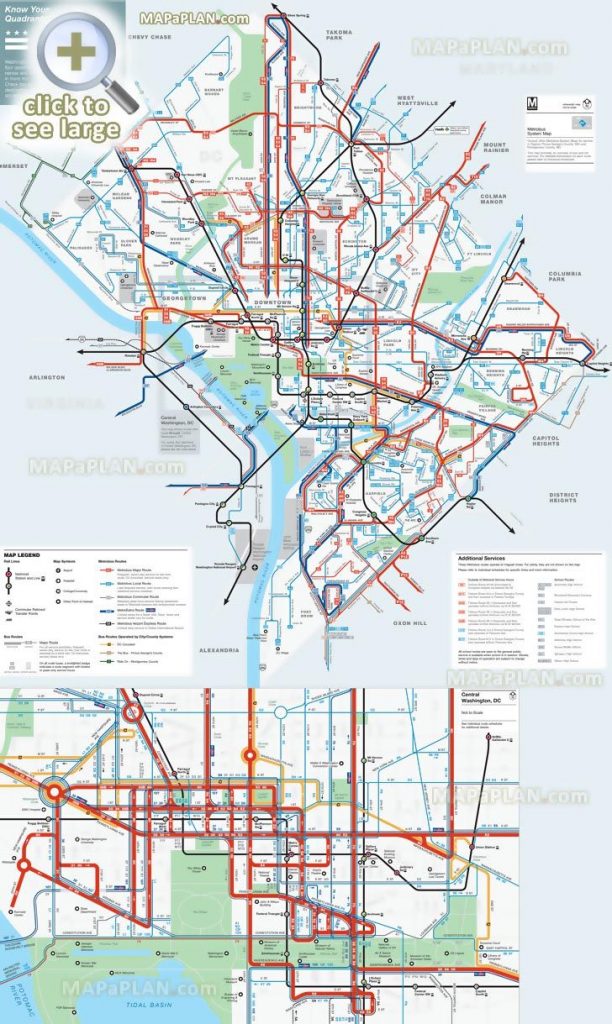 District Columbia Area Metrobus Official Public Transportation ...