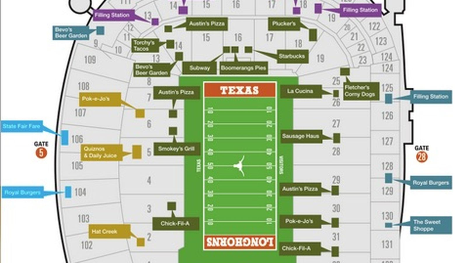 Dkr Stadium Map | Compressportnederland - University Of Texas Stadium Map