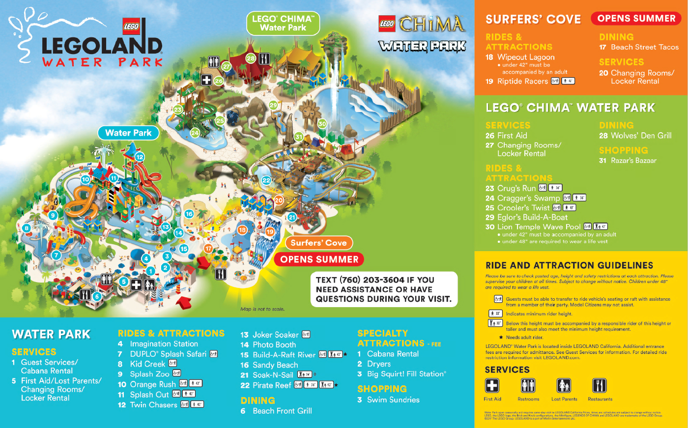 Do You Have A Map Of The Water Park? – Legoland® California Theme - Legoland Florida Park Map