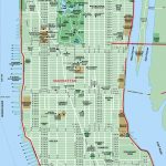 Download Printable Street Map Of New York City Major Tourist Inside   Street Map Of New York City Printable