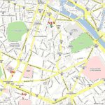 Download Street Map Paris France Major Tourist Attractions Maps And   Printable Tourist Map Of Paris France