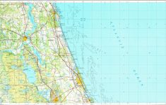Download Topographic Map In Area Of Daytona Beach, Port Orange - Marineland Florida Map