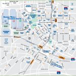 Downtown Atlanta Tourist Map   Street Map Of Downtown Miami Florida