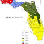 Drainage Basins In Florida, 1967   Florida Gis Map