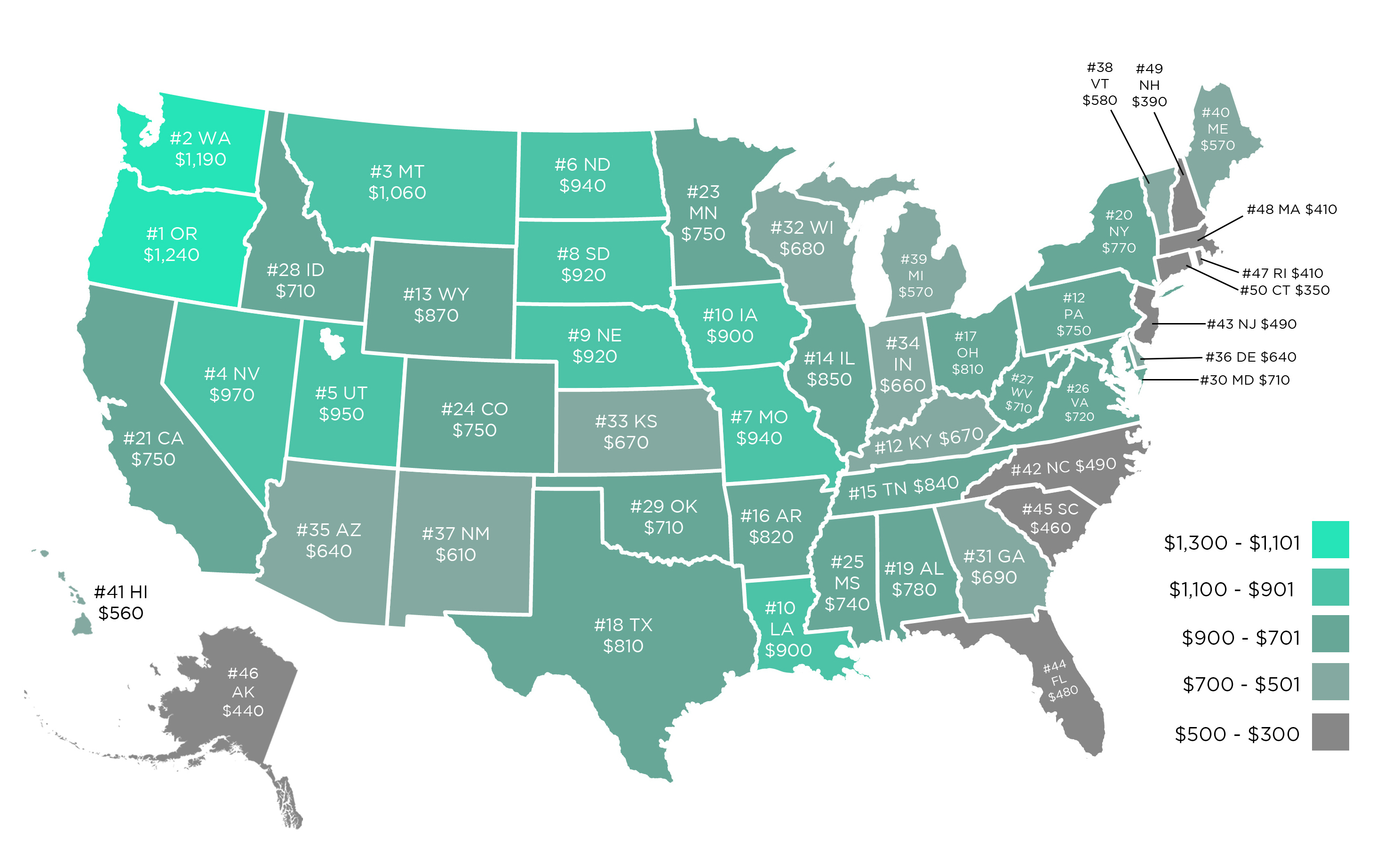 Driving On Electricity Is Cheaper Than Gas In All 50 States - Electric Car Charging Stations Map Florida
