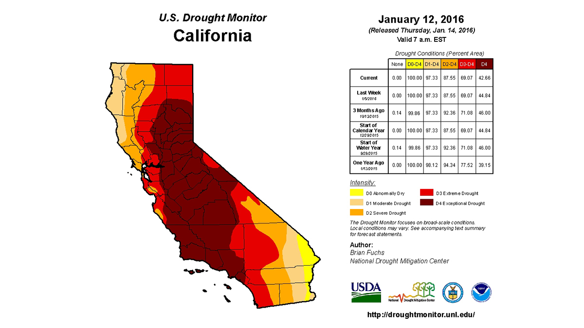 Drought Map California My Blog New - Touran - California Drought Map