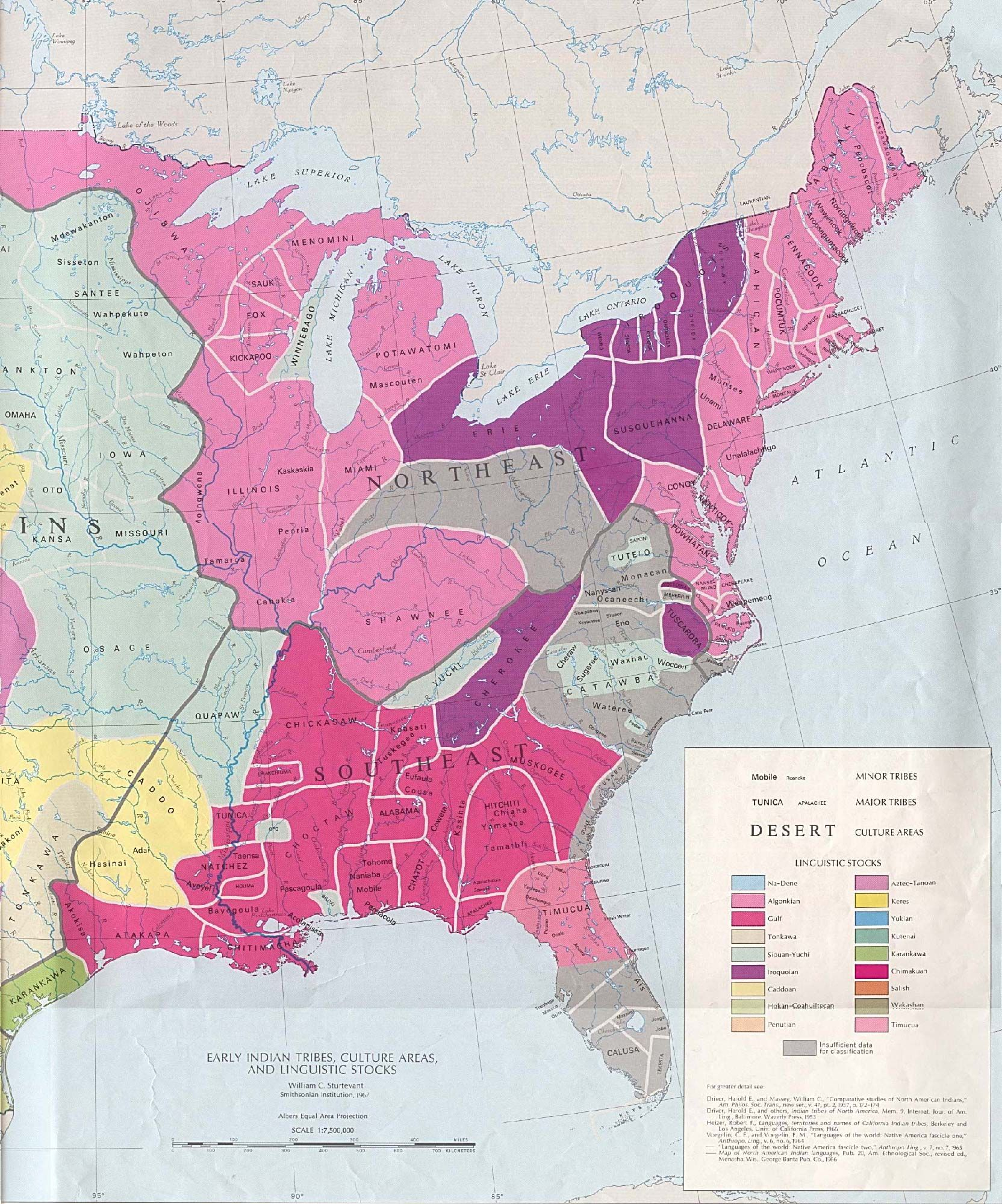 Early Indian Tribes And Culture Areas Of The Eastern U.s. | Great - Texas Indian Tribes Map