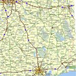East Texas Map   Detailed Road Map Of Texas