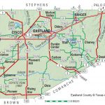 Eastland County | The Handbook Of Texas Online| Texas State   Comanche County Texas Map