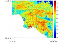 Ecostress Maps L.a.'s Hot Spots - Hot Spot Maps Florida