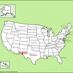 El Paso Location On The U.s. Map   Where Is El Paso Texas On The Map