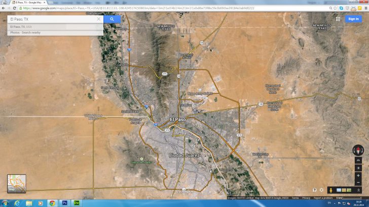 Google Maps Satellite Texas