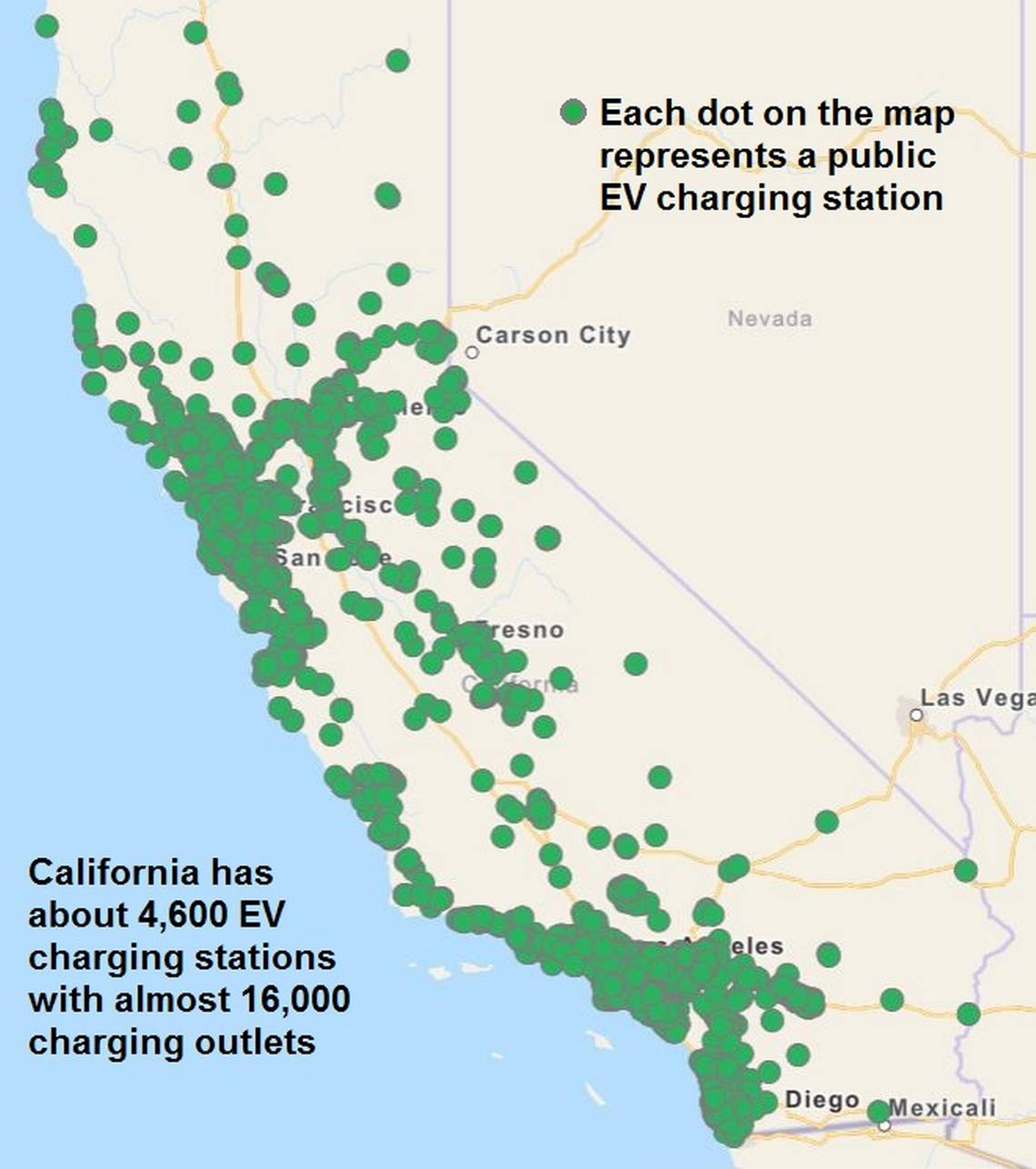 Electric Cars | More Valley Chargers Needed As Numbers Grow | Merced - Charging Station Map California