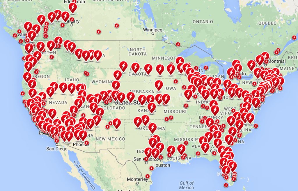 Elon Musk Tesla Charging Locations Will Be "virtually Everywhere