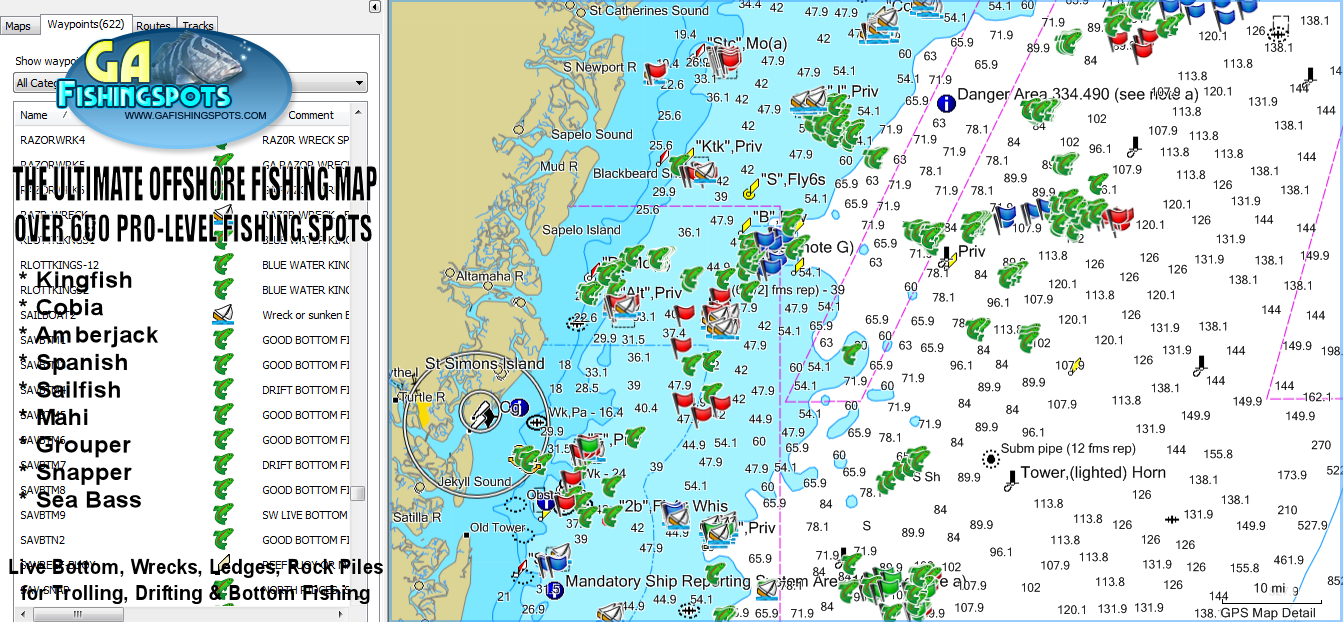 Elton Bottom Fishing Spots And Elton Grounds Fishing Spots Map - Florida Saltwater Fishing Maps
