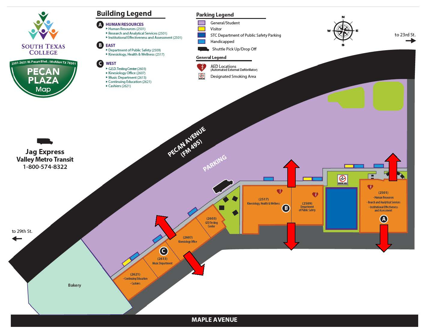 Emergency Preparedness | South Texas College - South Texas College Mid Valley Campus Map