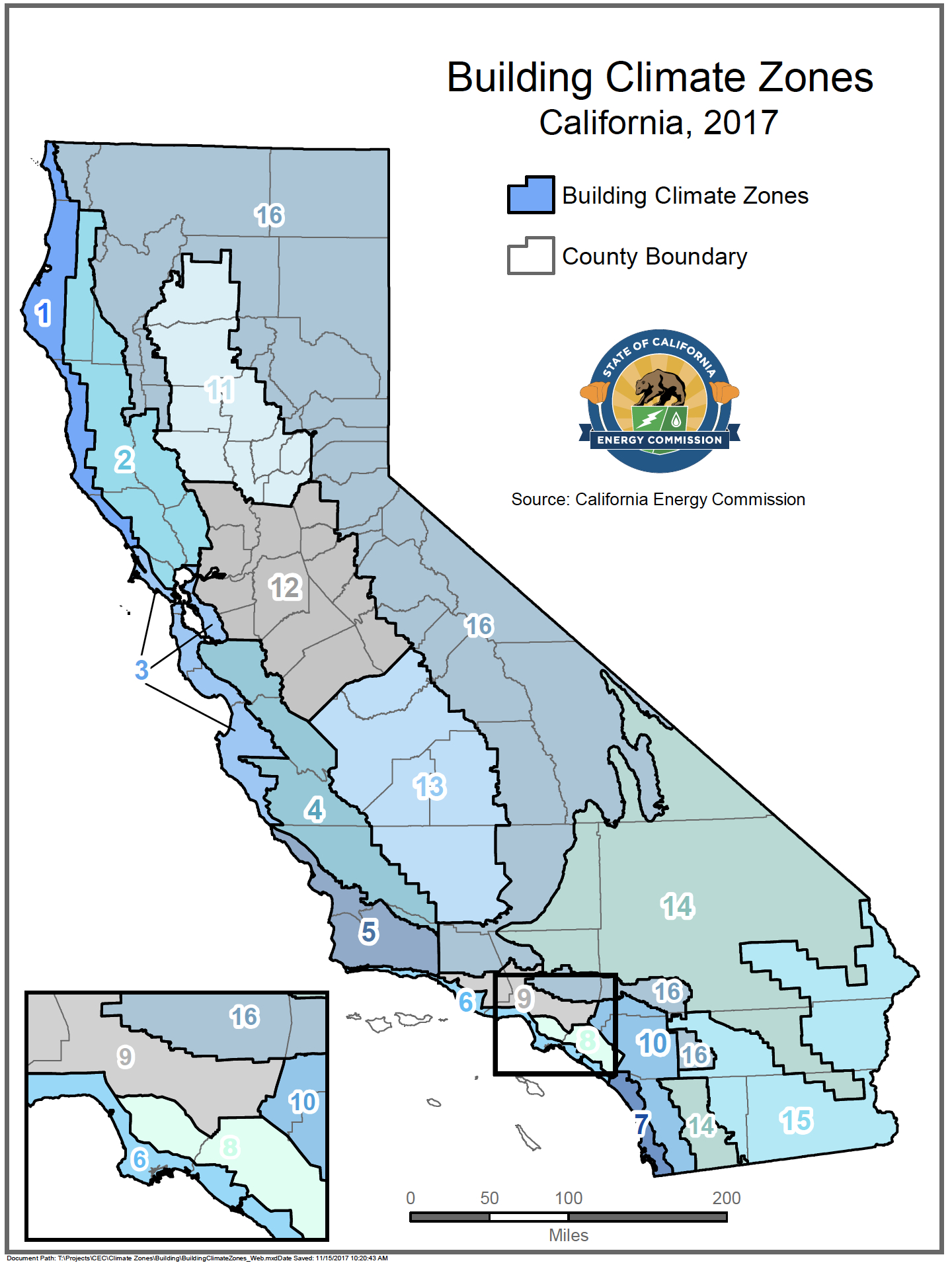 Energy Maps Of California - Califonia Energy Commission - B Zone California Map