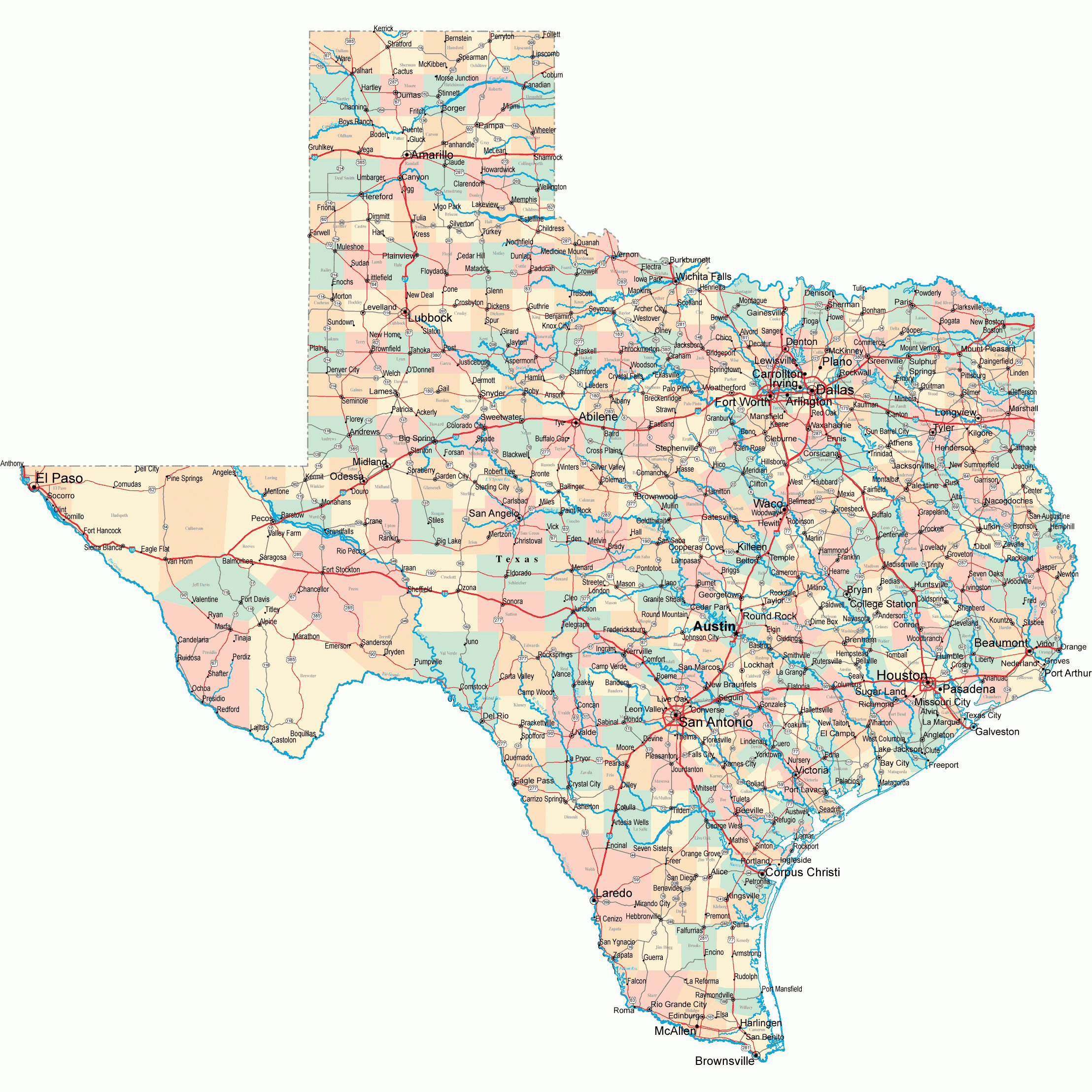 Ennis Tx On Us Map | Travel Maps And Major Tourist Attractions Maps - Ennis Texas Map