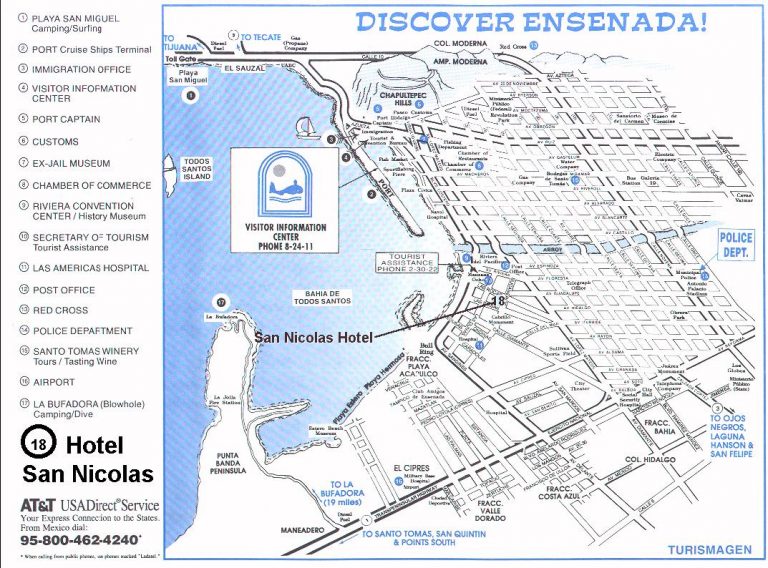 Ensenada Mexico Map Map Of California Springs Map Of Ensenada Baja ...