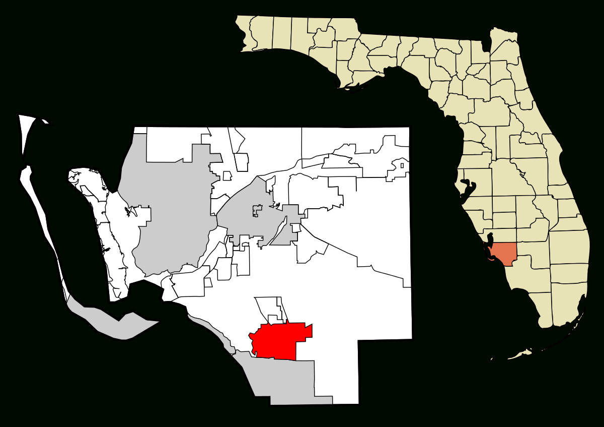 Estero, Florida - Wikipedia - Estero Beach Florida Map