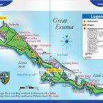 Exuma Island | Map Courtesy Of Exuma Visitors Guide | Exuma Island   Emerald Island Florida Map