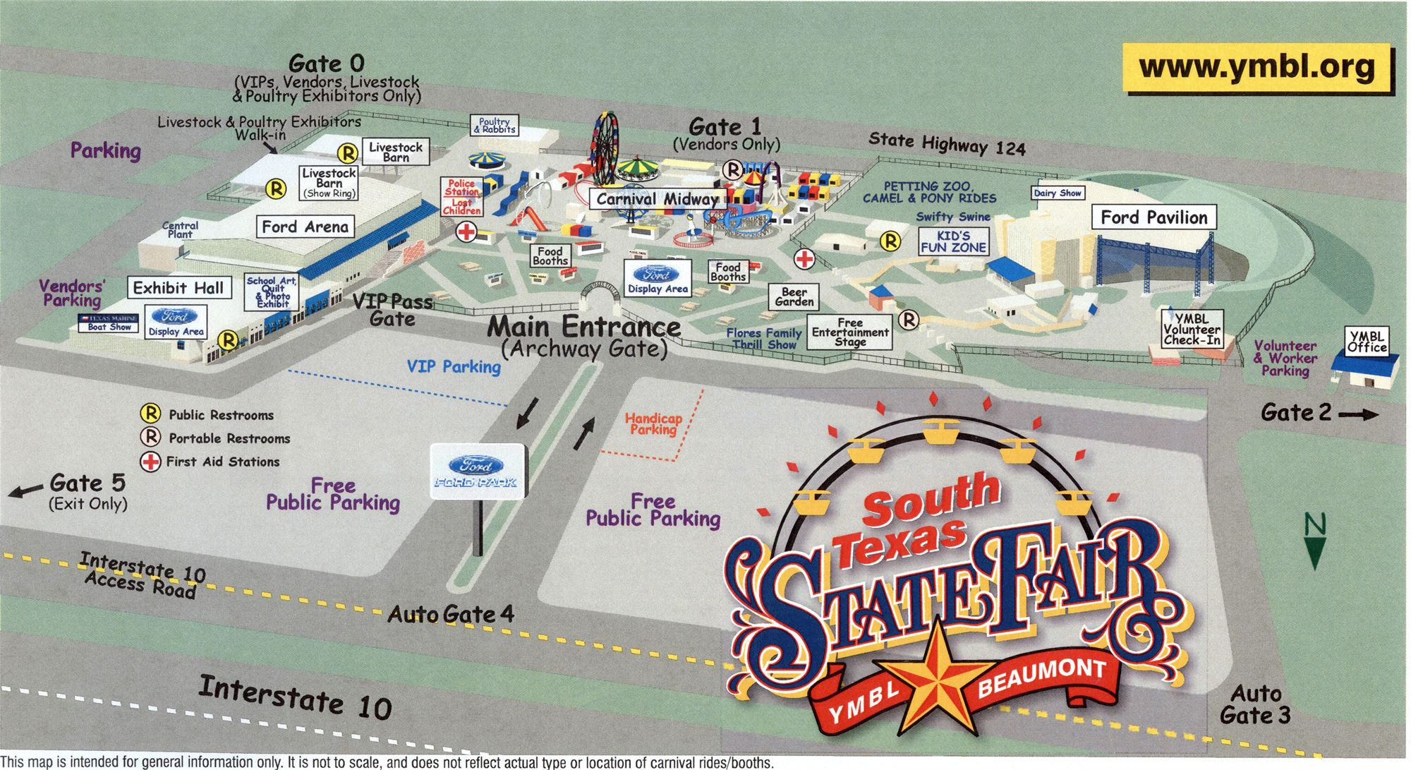 Fairgrounds Map - Texas State Fair Parking Map